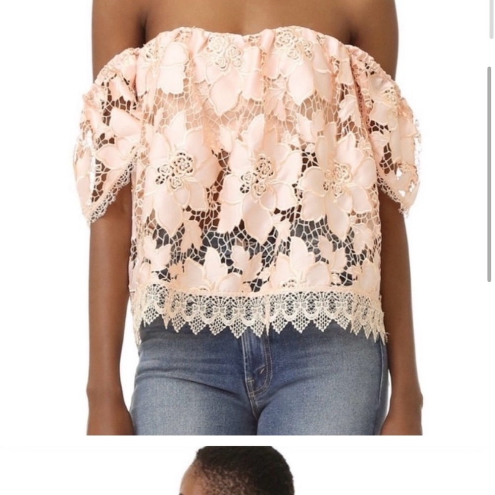 Lovers+friends off the shoulder top